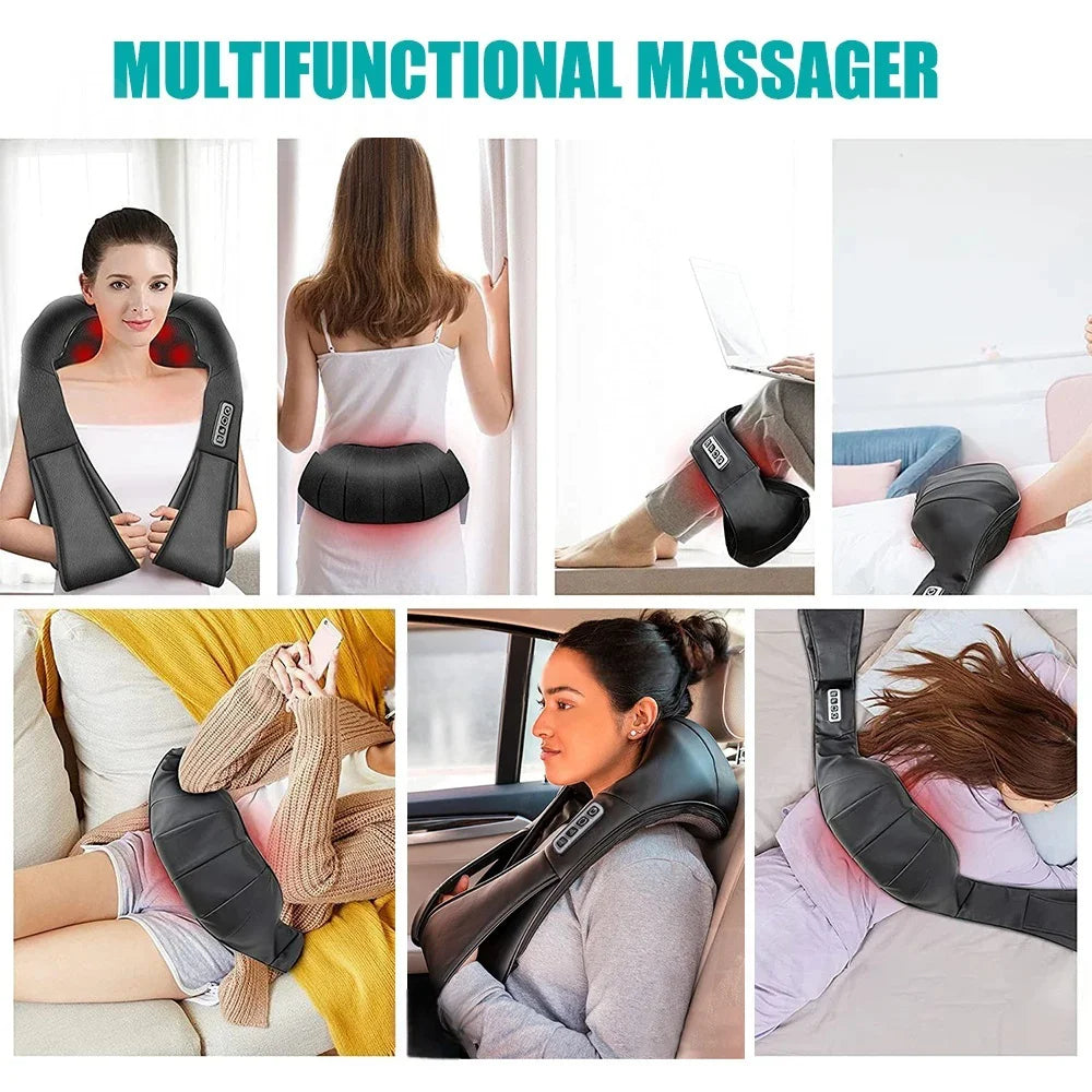 Heated Shiatsu Massage Pillow