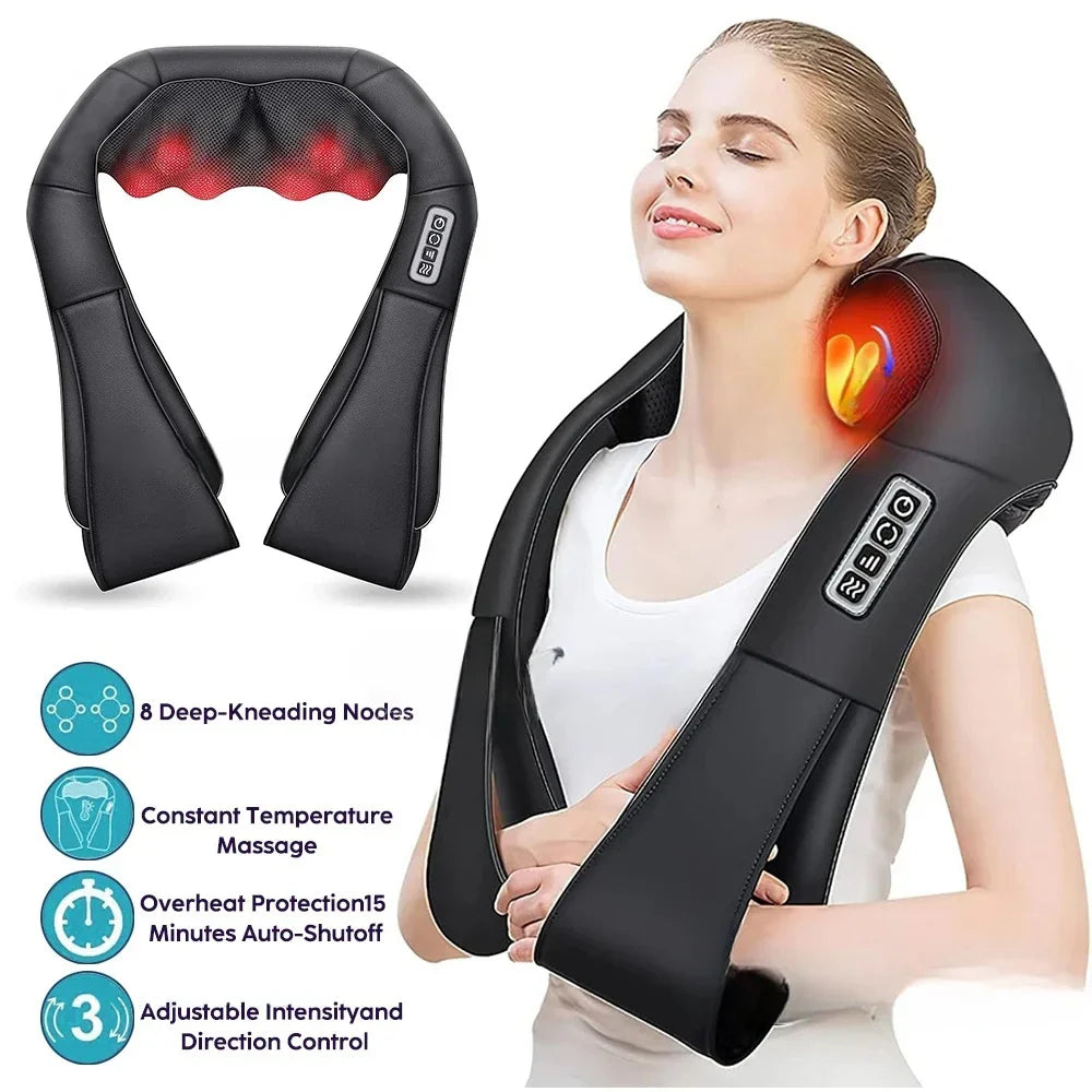 Heated Shiatsu Massage Pillow